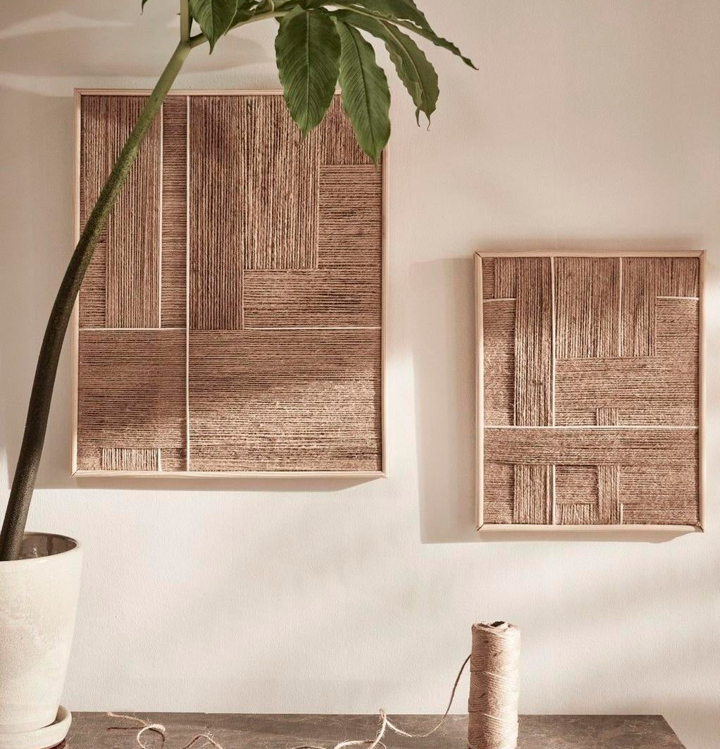 Cuadros tejidos 70 x 70cms